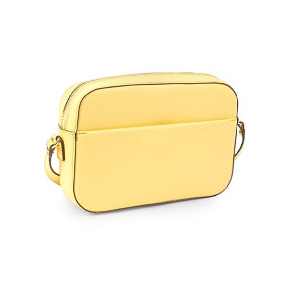 NWT Karl Lagerfeld faux leather lemon crossbody camera bag - Picture 9 of 9